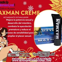 MAXMAN CREME RETARDANTE MAYOR PLACER PARA TI