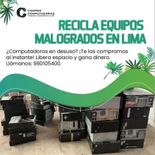 COMPRAMOS EQUIPOS MALOGRADOS 