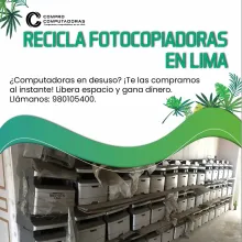 COMPRAMOS FOTOCOPIADORAS 