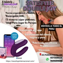 Satisfyer Double Joy Vibrador Con App Para Parejas -SEXSHOP PERU