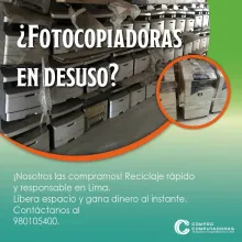 COMPRAMOS FOTOCOPIADORAS