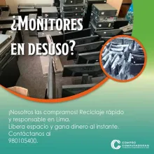 COMPRAMOS MONITORES 