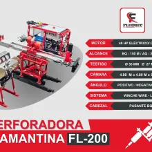 PACKSACK DIAMANTINA FL- 200 PARA EXTRACCIÓN DE NÚCLEOS