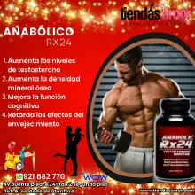 Anabólico Rx24 una mezcla patentada de ingredientes naturales