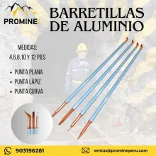 BARRETILLAS DE ALUMINIO MINERÍA 