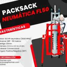 PACKSACK NEUMATICA FL-50 equipo para interior mina 