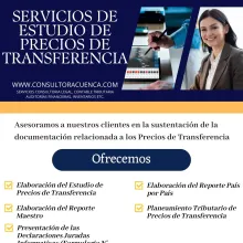 SERVICIOS DE ESTUDIO DE PRECIO DE TRANSFERENCIA