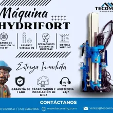 EQUIPO PARA INTERIOR MINA HYDRIFORT 200 - PERFORACIÓN DIAMANTINA TECOMING