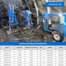 EQUIPO DE PERFORACION DIAMANTINA - PASANTE AQ - HYDRIFORT 100 TECOMING