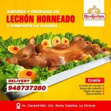 El lechon más delicioso esta en Ricolechon 