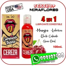 HOT LUB - LUBRICANTES COMESTIBLES 4 EN 1 - SEXSHOP MIRAFLORES