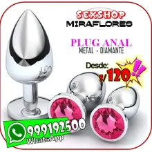 SET 3 PLUG ANALES DE METAL BASE DE DIAMANTE SEXSHOP MIRAFLORES