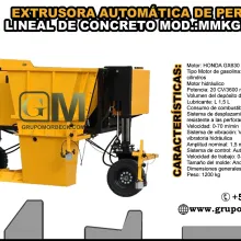  Máquinas Extrusoras de perfiles lineales bordillos sardinel y cunetas