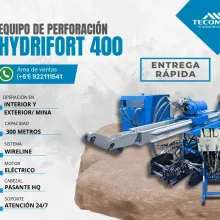 EXPLORACION DIAMANTINA MAQUINA PARA MINERIA - HYDRIFORT 400 TECOMING