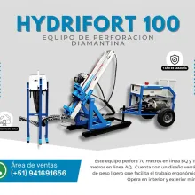 EXPLORACION DIAMANTINA MAQUINA PARA MINERIA - HYDRIFORT 100 TECOMING