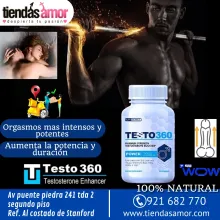 Testo 360 Testosterone 60 Caps Aumente la potencia y la duración de sus erecciones