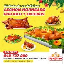 Lechón Tierno para tus Fiestas Navideñas con Ricolechon