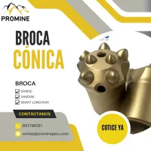 BROCA CÓNICA SOPORTE MINERO 