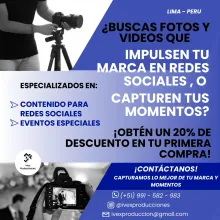  Buscas fotos y videos que impulsen tu marca o capturen tu evento 