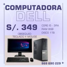 Renueva tu Equipo Core i5 con 8GB RAM Monitor y Accesorios Gratis