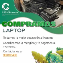 COMPRAMOS LAPTOPS 