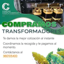 COMPRAMOS TRANSFORMADORES 