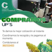 COMPRAMOS UPS 