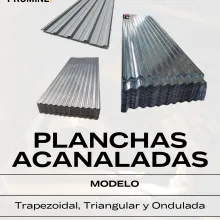 PLANCHAS ACANALADAS PARA SOSTENIMIENTO 