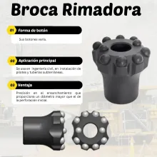 BROCA RIMADORA PRODUCTO EN MINA 