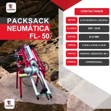 PACKSACK NEUMATICA FL-50 equipo para industria mineria 