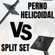 PERNO HELICOIDAL VS SPLIT SET 