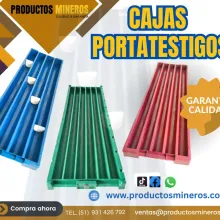 CAJAS PORTA TESTIGOS - PRODUCTOS MINEROS