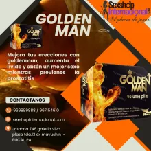 GOLDEN MAN POTENCIA Y ENERGIA AUMENTA EL SEMEN 