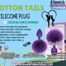 COTTON TAILS SILICONE PLUGS SUAVE Y PLACENTERO