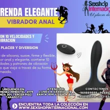 BRENDA ELEGANTE VIBRADOR ANAL CON VELOCIDADES