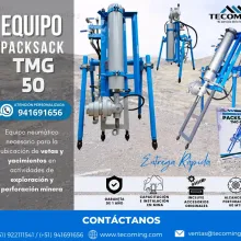 EQUIPO PARA MINERIA Y EXPLORACION- PACKSACK TECOMING