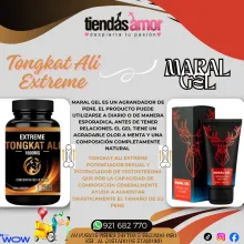 Tongkat Ali Extreme Maral Gel es un agrandador de pene