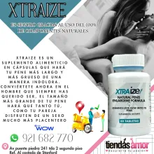 Xtraize es seguro gracias al uso del 100 de componentes naturales