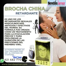 Brocha China Retardante 100 Natural y sin efectos secundarios