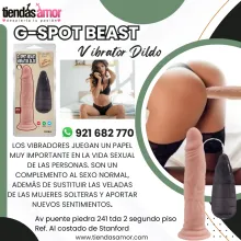 G-Spot Beast Vibrator Dildo Realistico Silicona Suave disfrutar más fácilmente. 