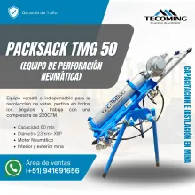 MINERIA EQUIPO PARA PERFORACION DIAMANTINA PACKSACK