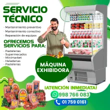  NECESITAS REPARAR TU MÁQUINA EXHIBIDORA SOMOS LA SOLUCIÓN 998766083