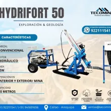 MINERIA MAQUINA PERFORADORA PACKSACK HIDRÁULICA EN PERU TECOMING