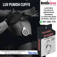 LUV PUNISH CUFFS fantasías fetichistas con estas esposas de metal pesado
