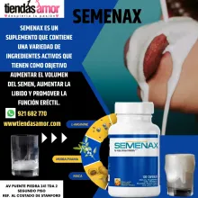 Semenax Potenciador de Volumen E Intensidad 120ct Cápsulas