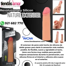 Add 2 Revolutionary Silicone Nature Extender Es flexible suave y agradable al tacto tiene una forma muy realista