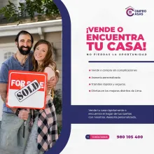  Vende o Encuentra Tu Casa en un Solo Paso 