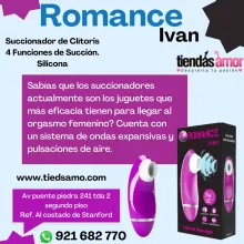 Romance Ivan Clitoral Massager Succionador de Clítoris 4 Funciones de Succión