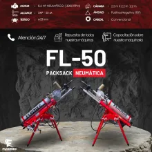 PACKSACK NEUMÁTICA FL50 Equipo para industria minera 