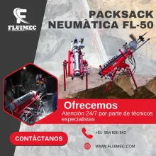 PACKSACK NEUMÁTICA FL50 equipo para minera industria 